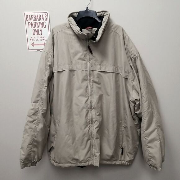 HARBOR BAY MENS TAN JACKET/COAT BIG AND TALL SZ 4 XLARGE TALL - Picture 1 of 10